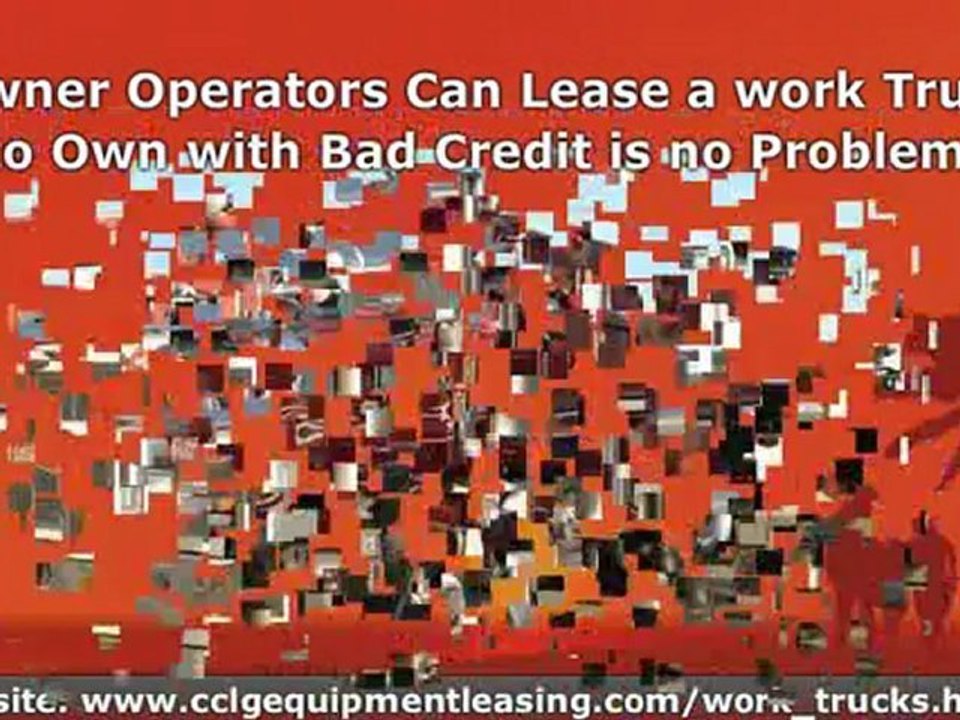 Used Work Trucks Financing, Bad Credit Ok, Start Ups Welcome