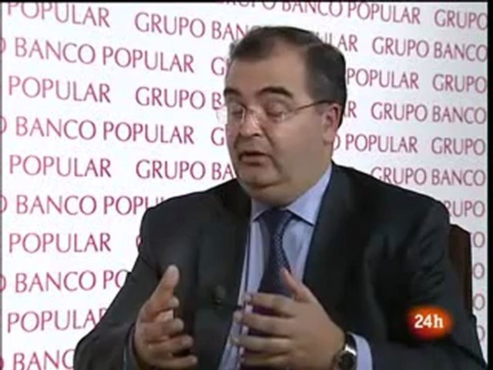 Entrevista a Angel Ron, presidente de Banco Popular, sobre los resultados obtenidos en 2008, antes de la crisis de España