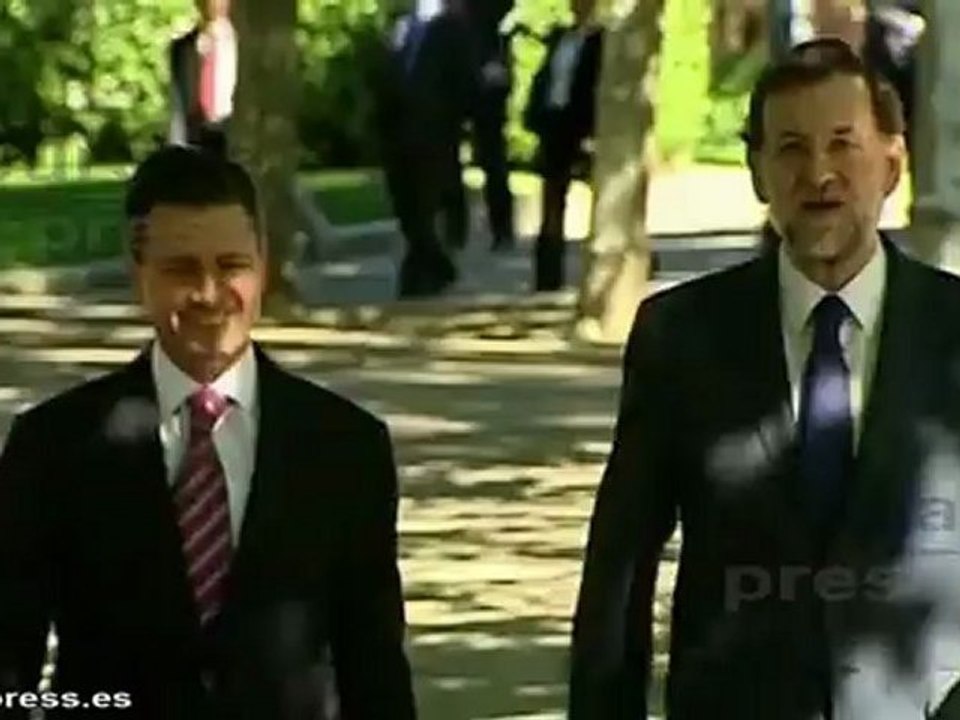 Rajoy se reúne con el presidente de México
