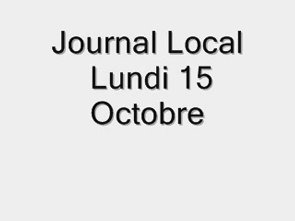 journal 15 octobre