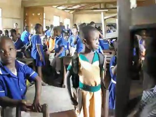 We are marching in our classes