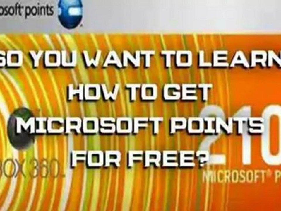 How To Get Free Microsoft Points and XBOX Gold Codes