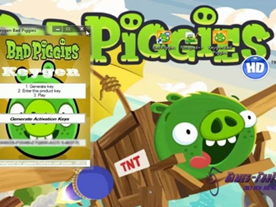 Bad Piggies Crack Free (Keygen - Serial Activation Numbers)