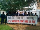 Houria Bouteldja s'enfuit face aux Jeunesses Nationalistes