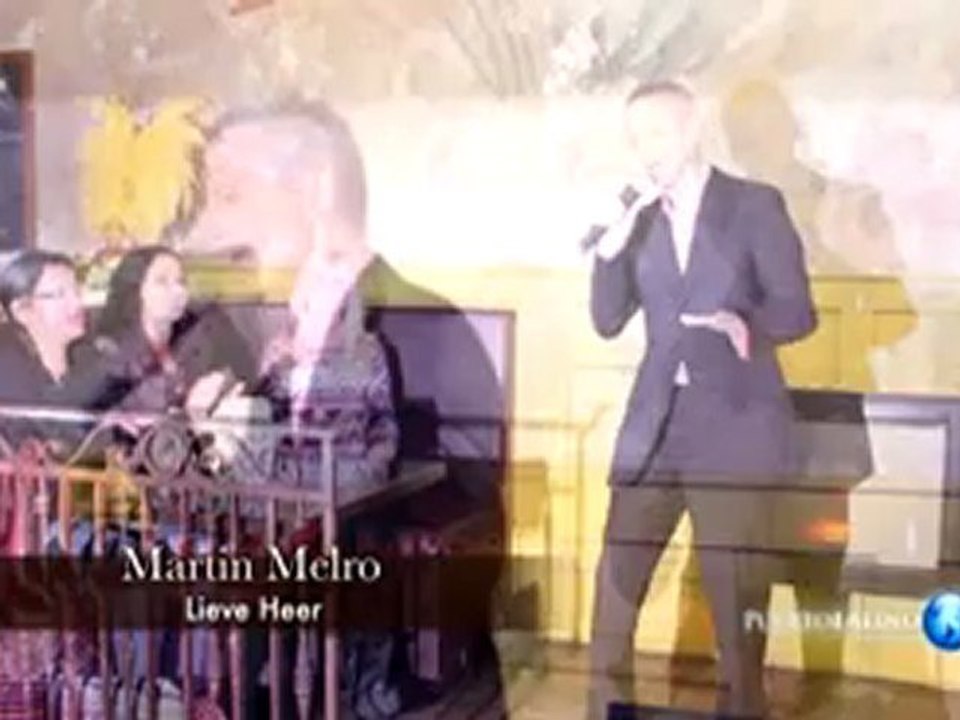 Martin Melro "Lieve Heer" TV opnames bij Puerto Latino TV