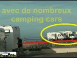 Video AGATHE .Une véritable invasion de campings-cars a fait son apparition au parking du grau d’Agde