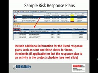 JULY-OVERVIEW OF ORACLE PRIMAVERA P6 RELEASE 8 RISK REGISTER.wmv