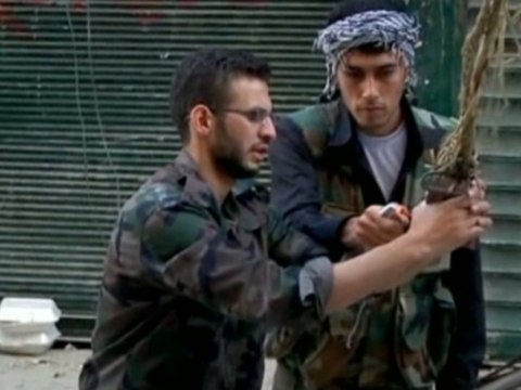 Syrian rebels use ancient method to attack their enemies