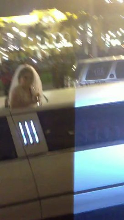 Saludando desde la Limo