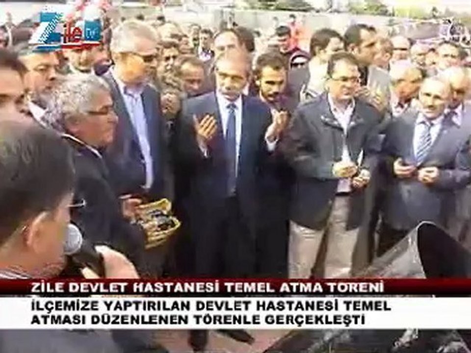 Zile devlet hastanesi temel atma töreni