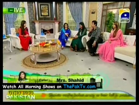 Utho Jago Pakistan With Dr Shaista - 16th October 2012 - Part 3