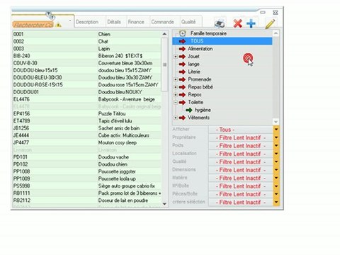 Dictionnaire - Optimizze: Recherche par référence fournisseur - ERP - v16