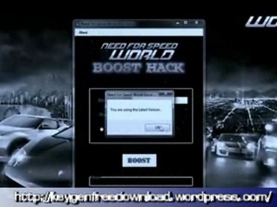 NFS world boost hack cheats 2012 FREE DOWNLOAD LINK