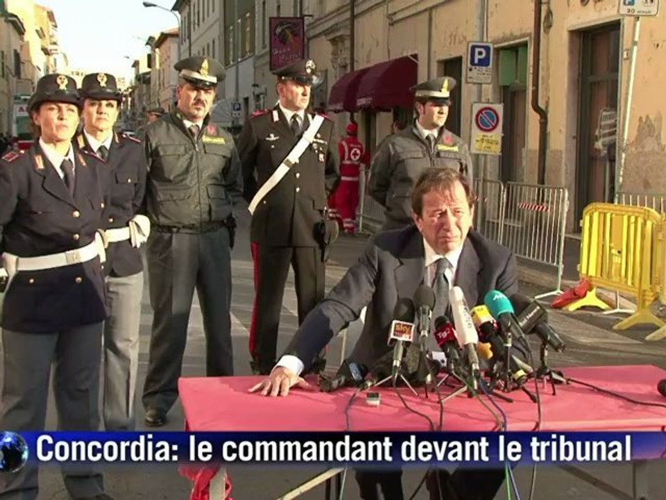 Concordia: le commandant Schettino s'explique devant le tribunal