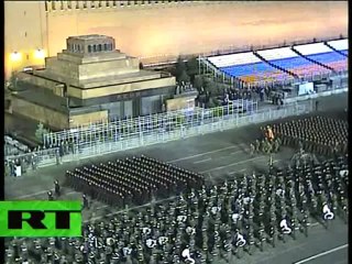 Video of Victory Day Parade night rehearsal at Moscow's Red Square