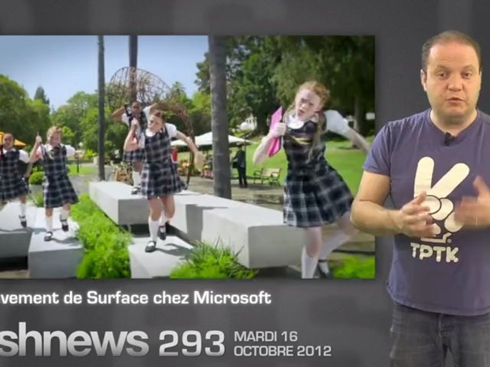freshnews #293 Pas de Xbox Music pour Windows 7, Pub Microsoft Surface, La Vie High Tech Fannysparty (16/10/12)