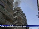 Syrie: combats meurtriers à Alep