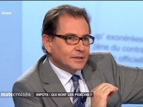 Robert Rochefort, invité de Mots Croisés sur France2 - 151012