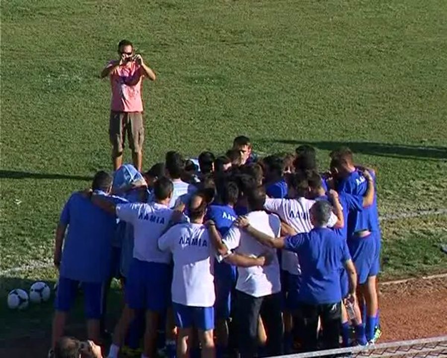 O αντιπρόεδρος του ΠΑΣ Λαμία Γιώργος Ζαγκανάς σ...