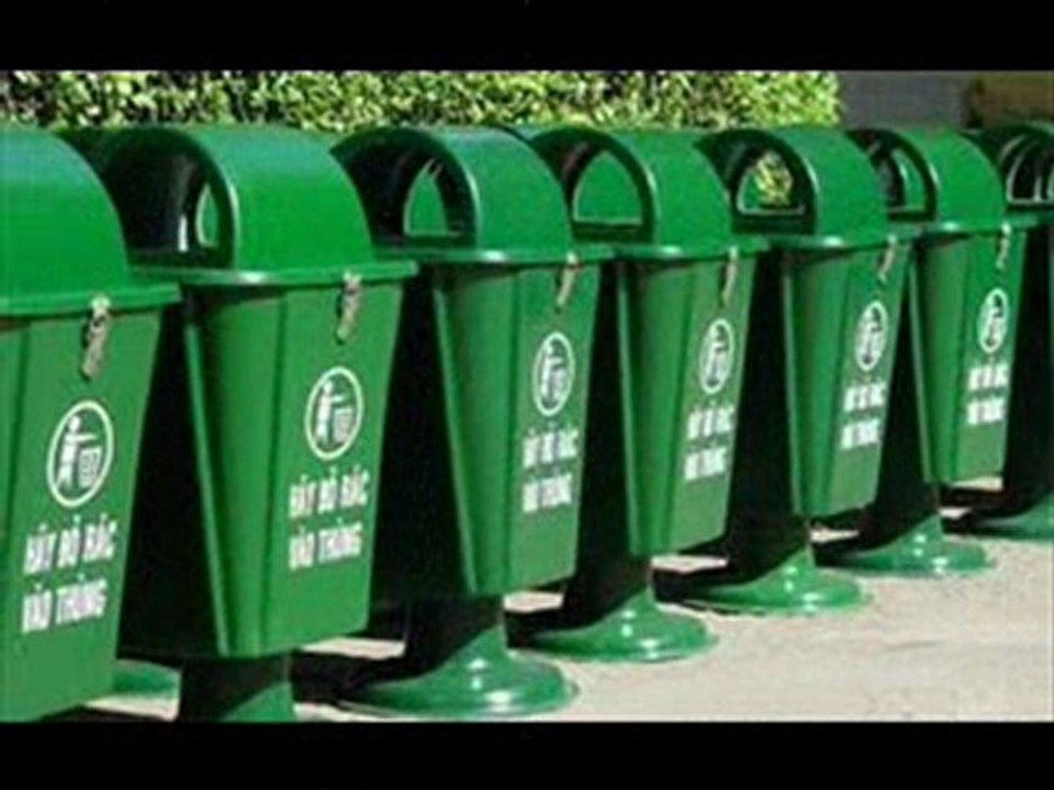 Thùng rác ~ thùng rác trang trí ~ thùng rác nhựa - CNSG