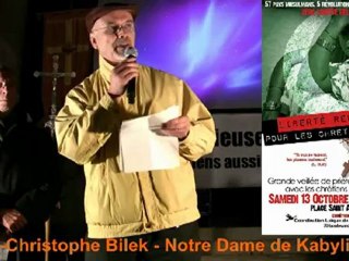 Veillée 13 octobre 2012 - Appel aux musulmans de MC Bilek