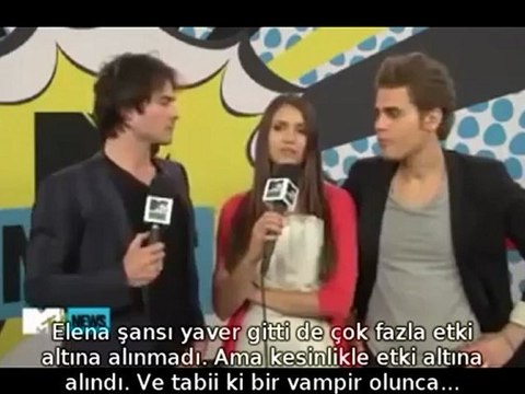 'Vampire Diaries' Stars Talk Return Of Elena's Compelled-Away Memories [Altyazılı]