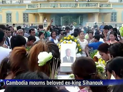 Cambodia mourns beloved ex-king Sihanouk