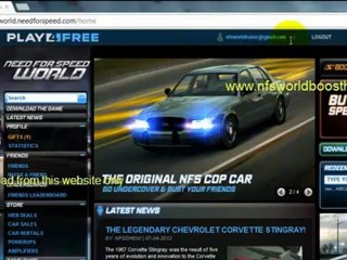 NFS WORLD 50,000 SPEED BOOST FREE
