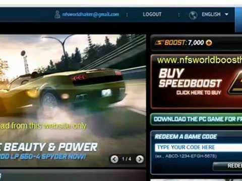 Need For Speed World Boost Hack 2012 - NFS World Boost Hack 2012 Free