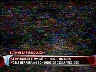 HERRERA NOBLE HERMANOS NO SON HIJOS DE DESAPARECIDOS
