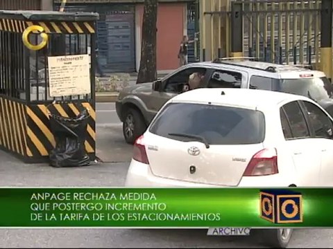 Rechazan resolución que posterga hasta el 1° de Abril incremento de tarifa de estacionamientos