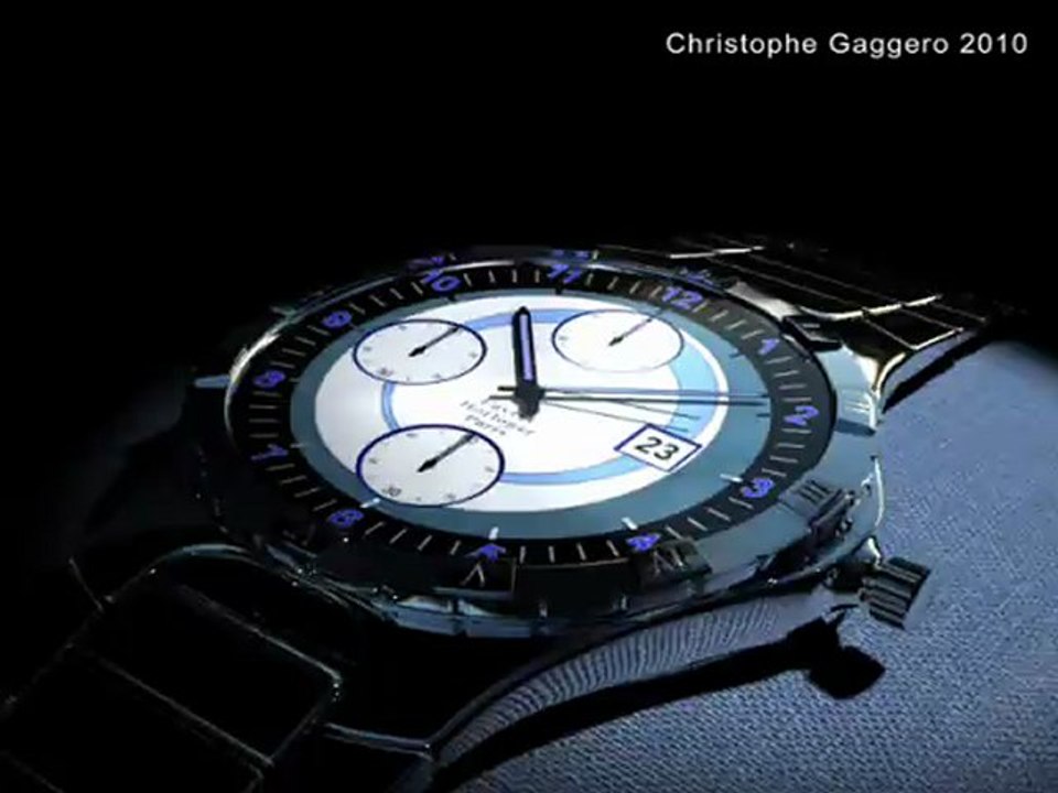 Modélisation d'une montre 3D
