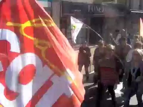 Bergerac : les travailleurs sociaux dans la rue (15/10/12)