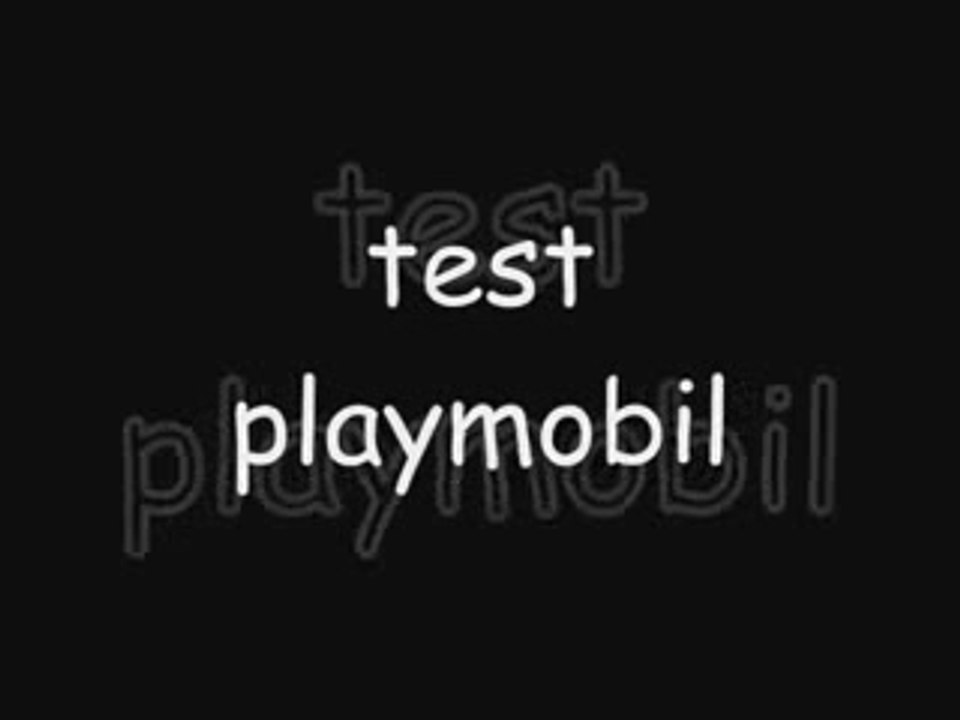 test playmobil