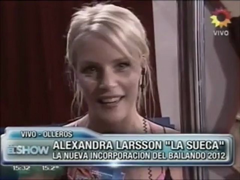 La sueca de ShowMatch ya ensaya el baile del caño  ¡mirá el video!