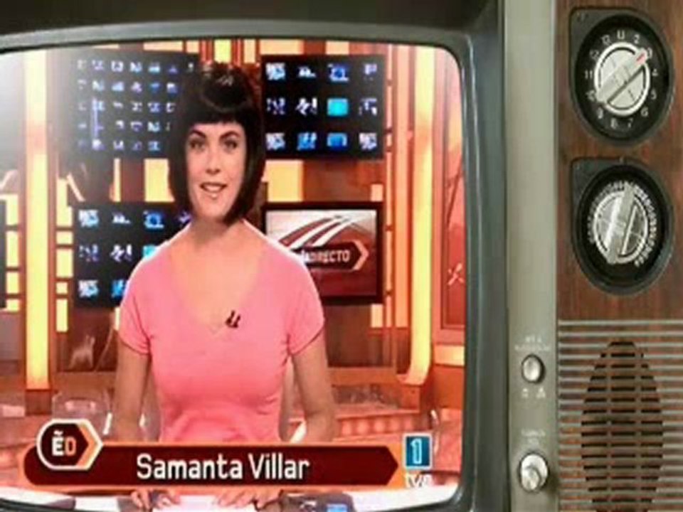 La primera vez en TV de Samanta Villar en Vertele