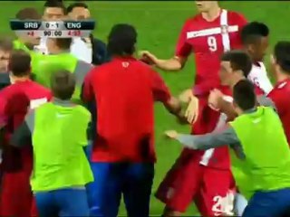 Eurocopa 13 sub-21: Tangana final en el Serbia-Inglaterra