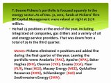 T. Boone Pickens’s Top Stock Holdings