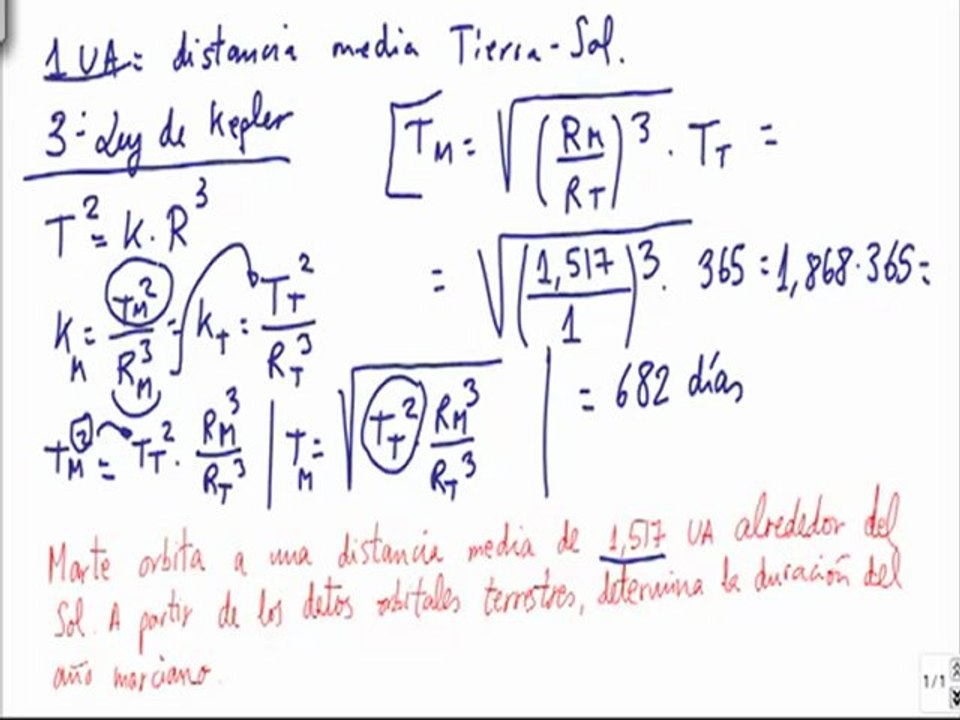 Problemas Resueltos De Leyes De Kepler Ejercicio 4 - Vídeo Dailymotion