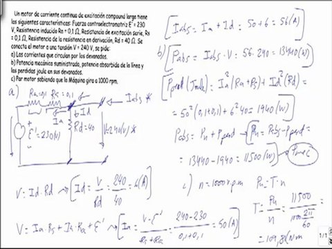 Maquinas electricas motor excitacion compound larga