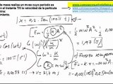 Fisica movimiento oscilatorio calcular la energía mecánica