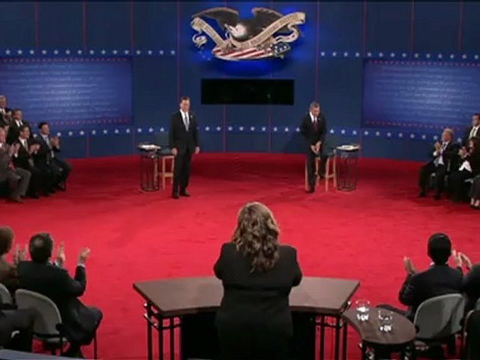 Kampf mit offenem Visier: Obama und Romney in zweitem TV-Duell
