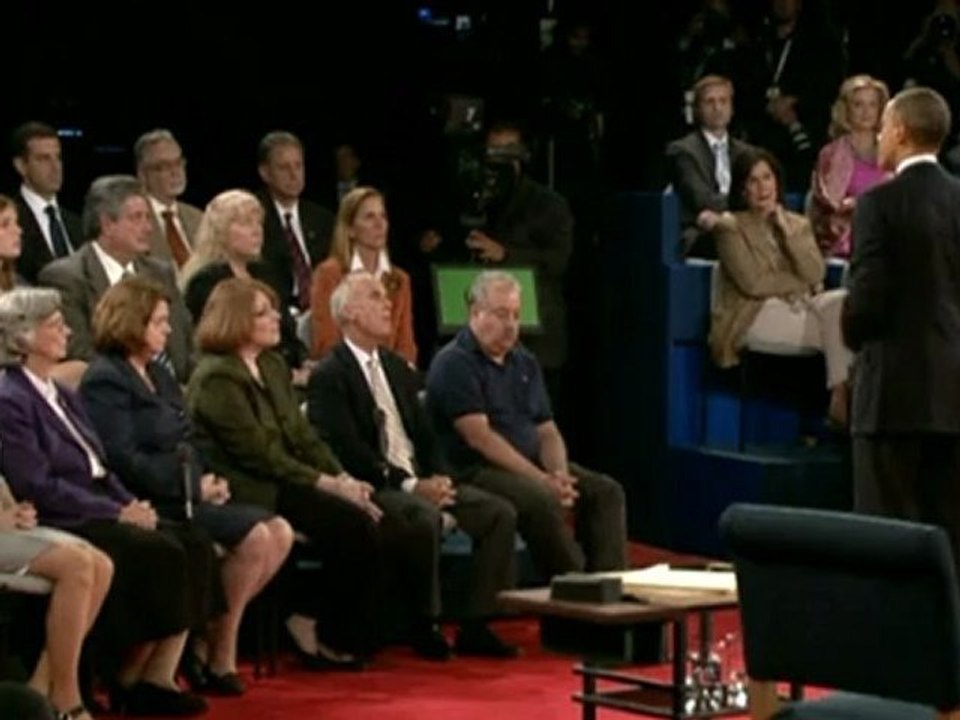 Barack Obama and Mitt Romney's second presidential debate