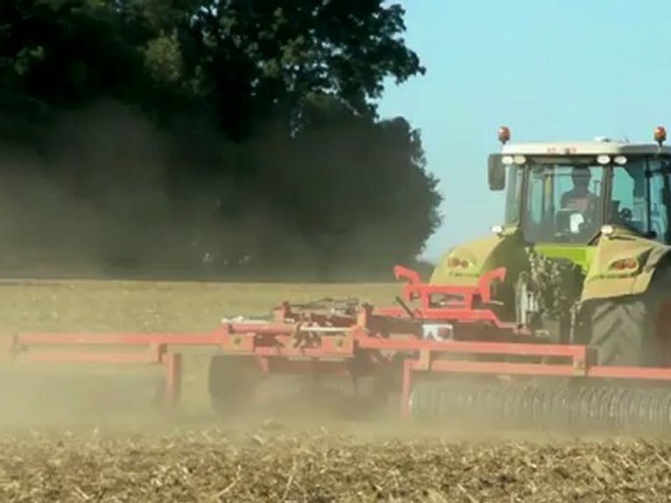 Claas Arion 640 semis de moutarde