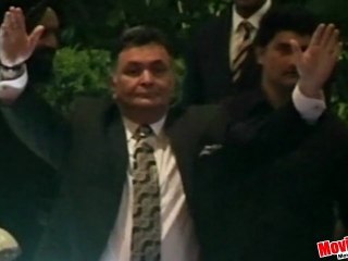 Rishi Kapoor With Wife Neetu @ Saif Kareena's Reception