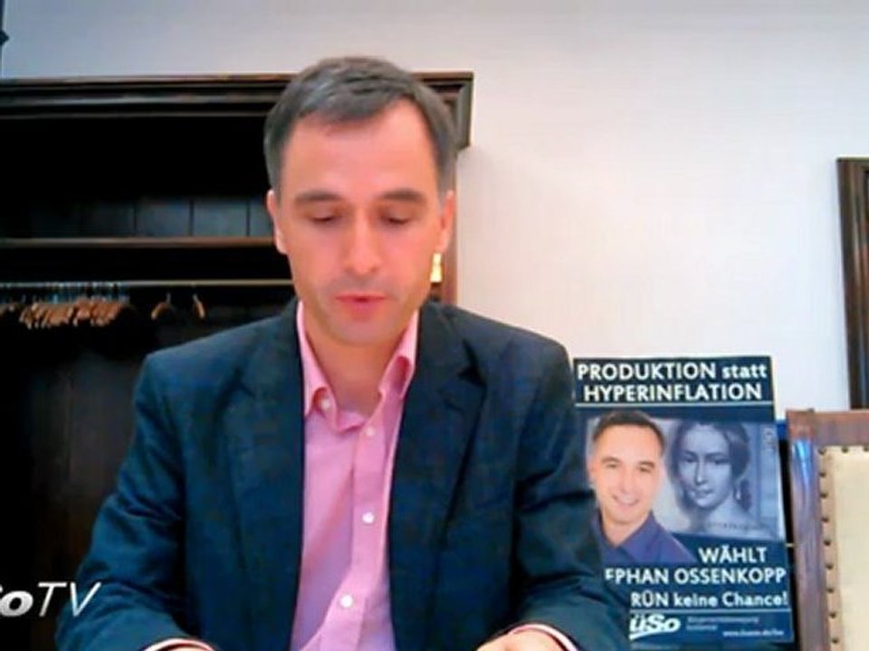 Stephan Ossenkopp (BüSo): Gib GRÜN keine Chance!