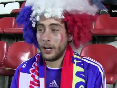 Réactions de supporters après le match Espagne-France