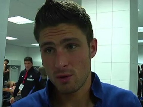 La réaction d'Olivier Giroud après Espagne - France