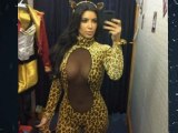 Kim Kardashian Flaunts Cleavage in Sexy Halloween Costume! - Hollywood Hot [HD]