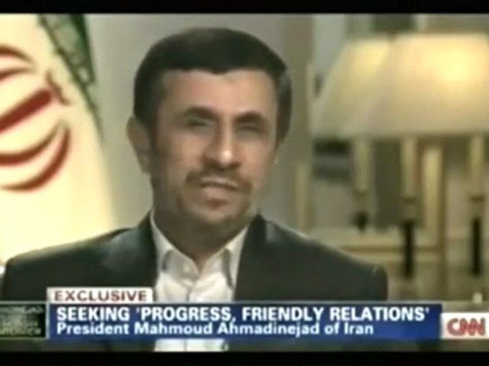 L'entrevue d'Ahmadinejad sur CNN sept 2012